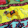 Ethnic Style Branch Bird Human Pattern Scarf For Women