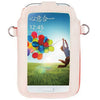 High Quality Artificial Leather 6.3 inches Phone Pocket View Window Design Protective Case Cover with Card Holder and Hang Rope
