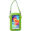 High Quality Artificial Leather 6.3 inches Phone Pocket View Window Design Protective Case Cover with Card Holder and Hang Rope