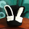 Cute Rabbit Ear Shape Decorated Knitted Baseball Cap For Women
