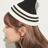 Chic Stripe Pattern Color Block Knitted Hat For Women