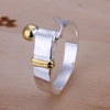 Abstract Print Wedding Ring