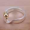 Abstract Print Wedding Ring