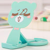 Cute Cartoon Bear Design Adjustable Phone Stand Holder with Mirror