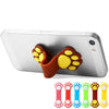 Novelty Paw Pattern Silicone Material Flexible Sucker Stand Holder