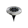 8-LED Solar Power Buried Light for Garden
