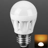 E27 3W 270LM Warm White Bulb Lamp Environmental Milky Covered Bulb