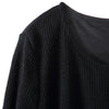 Casual Scoop Neck Bow Embellished Long Sleeve Loose-Fitting Ruffle Dress For Women