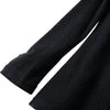 Casual Scoop Neck Bow Embellished Long Sleeve Loose-Fitting Ruffle Dress For Women
