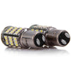 2 x Sencart 1157 Ba15d P21/5W 4W SMD-3528 54-LEDs Car Fog Lamp 6000-6500K Turn Signal Light