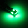 T10 1.2W 80LM Green Light 5 SMD 5050 LEDs 490 - 560nm Car Turn Signal Lamp Read Lamp Decorative Light (2pcs)