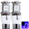 T10 Blue Light 1.2W 80LM Car Turn Signal Light Reading Lamp Decorative Light (2pcs)
