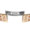 Diamond Women Quartz Wrist Watch Steel Band Round Dial