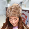 Sweet Fuzzy Ball Embellished Downy Hat For Women