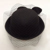 Chic Voile and Bowknot Decorated Felt Hat For Women