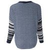 Trendy Style Round Collar Print Spliced Long Sleeve Women's T-Shirt