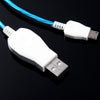 1M Sync Glow Micro USB Cable with LED Visible Light for Micro USB Devices