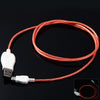1M Sync Glow Micro USB Cable with LED Visible Light for Micro USB Devices