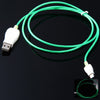 1M Sync Glow Micro USB Cable with LED Visible Light for Micro USB Devices