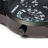 SHIWEIBAO 9399 Male 3 Movt Quartz Watch with Leather Band Round Dial