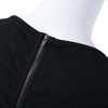 Stylish Round Neck Flounce Solid Color Jumpsuit For Women