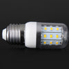 8W E27 SMD - 2835 30 LEDs 750Lm 3000 - 3200K Silver Edged LED Corn Lamp - Warm White