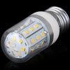 8W E27 SMD - 2835 30 LEDs 750Lm 3000 - 3200K Silver Edged LED Corn Lamp - Warm White