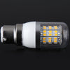 B22 12W 60 x SMD 2835 3000 - 3200K 1100LM LED Corn Bulb with Silver Edge