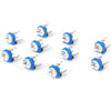 DIY Horizontal 204 200K Ohm Adjustable Resistors ( 0.1W 50V / 10PCS )