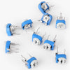 DIY Horizontal 204 200K Ohm Adjustable Resistors ( 0.1W 50V / 10PCS )