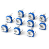 DIY Horizontal 201 200 Ohm Adjustable Resistors ( 0.1W 50V / 10PCS )