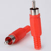 JL0882 High Performance DIY PA66 3.5mm 132RCA AV Jack Connector - 20PCS