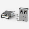 DIY 4Pin USB Female 90 Degree Side Inserted Plug Adapter ( DC 30V 1.5A / 10PCS )
