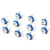 DIY Horizontal 504 500K Ohm Adjustable Resistors ( 0.1W 50V / 10PCS )