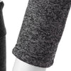 Stylish Stand-Up Neck 3/4 Sleeve Spliced Furcal Women's Dress