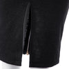 Stylish Stand-Up Neck 3/4 Sleeve Spliced Furcal Women's Dress