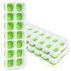 Silicone 14 Trays Ice Grid Molds with Spill-Resistant Removable Lid 2PCS