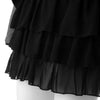 Fashionable Scoop Neck Stereo Heart Embellished Spliced Long Sleeve Women's Dress
