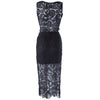 Stylish V-Neck Sleeveless Solid Color Lace Short Blouse and Skirt Suit For Women