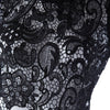 Stylish V-Neck Sleeveless Solid Color Lace Short Blouse and Skirt Suit For Women