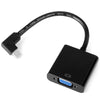 CY DP-067-LE Mini DisplayPort DP Male Source to VGA Female with 90 Degree Left Angle