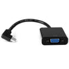CY DP-067-LE Mini DisplayPort DP Male Source to VGA Female with 90 Degree Left Angle
