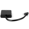 CY DP-067-LE Mini DisplayPort DP Male Source to VGA Female with 90 Degree Left Angle