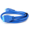 CY U3-061 50cm USB 3.0 Mainboard 20-Pin Male to 20-Pin Male Extension Cable
