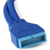 CY U3-061 50cm USB 3.0 Mainboard 20-Pin Male to 20-Pin Male Extension Cable