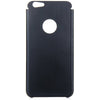 Brushed Back Cover Case with Logo Hole Design for iPhone 6 - 4.7 inches