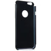 Brushed Back Cover Case with Logo Hole Design for iPhone 6 - 4.7 inches