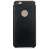 Brushed Back Cover Case with Logo Hole Design for iPhone 6 - 4.7 inches