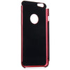 Brushed Back Cover Case with Logo Hole Design for iPhone 6 - 4.7 inches