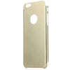 Brushed Back Cover Case with Logo Hole Design for iPhone 6 - 4.7 inches
